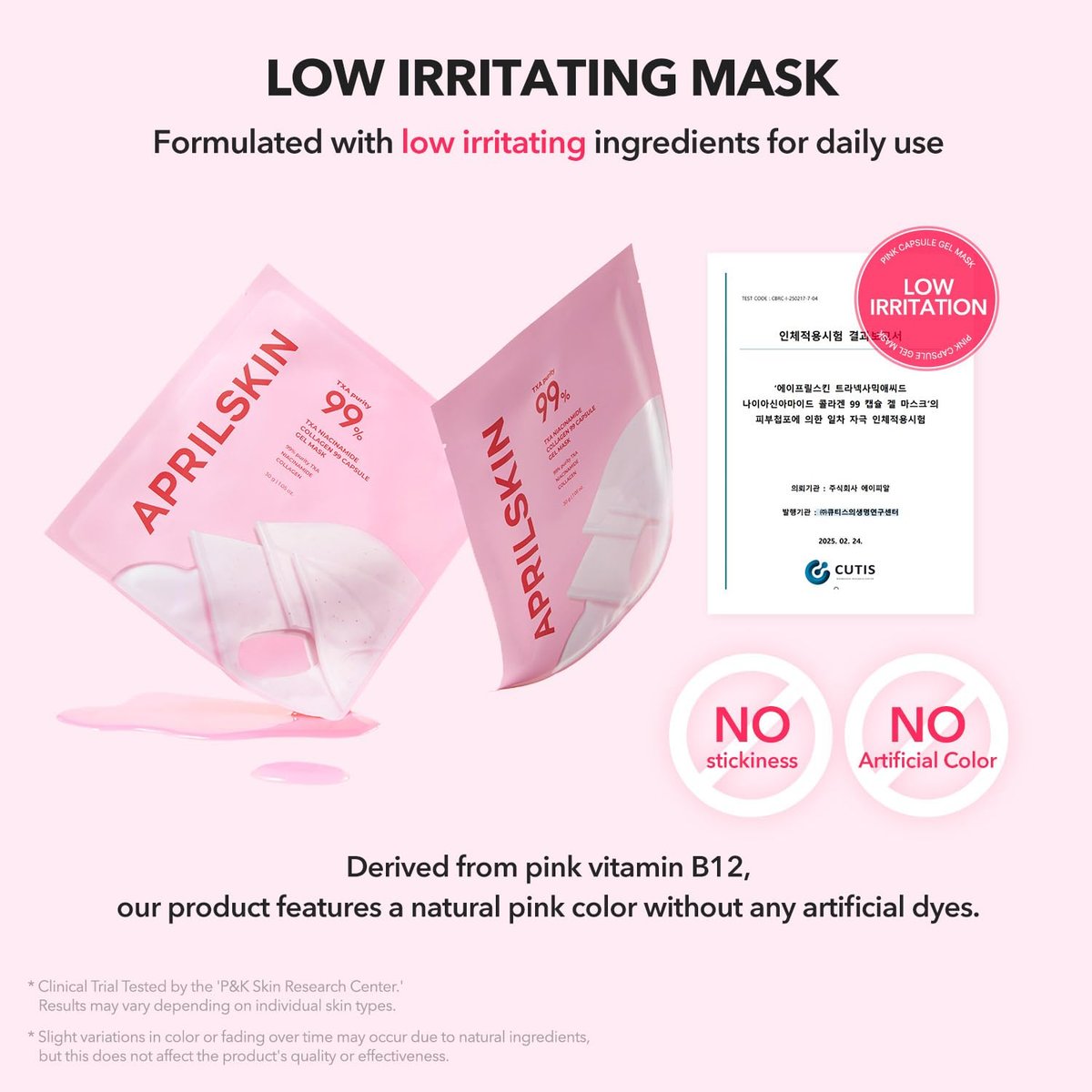 APRILSKIN TXA Pink Capsule Gel Mask - Overnight Face Mask for Glass Glow Skin with 99% High-Purity Tranexamic Acid, Hydrating and Firming, Korean Skincare, 30g x 4ea - görsel 16