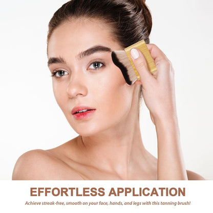 2 in 1 Tanning Mitts & Brush Set – EVYTTA Self Tanner Applicator Kit for Flawless Sunless Tanning on Face & Body