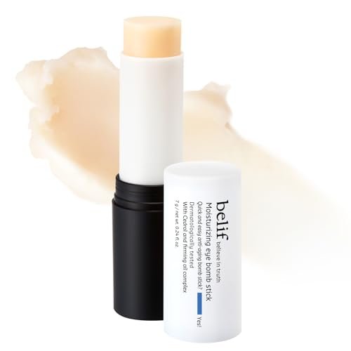 belif Moisturizing Eye Bomb Stick - Firming & Hydrating Eye Balm with Shea Butter & Firming Oil Complex for Fine Lines & Wrinkles - K-Beauty Avelisse