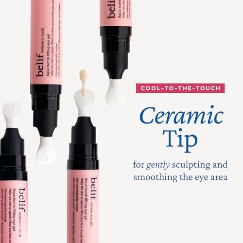 belif Retinol Firming Eye Serum – Aqua Bomb Lifting Eye Gel with Collagen & Bakuchiol for Puffiness, Fine Lines & Wrinkles, Peptide & Hyaluronic Acid, Korean Skin Care Avelisse