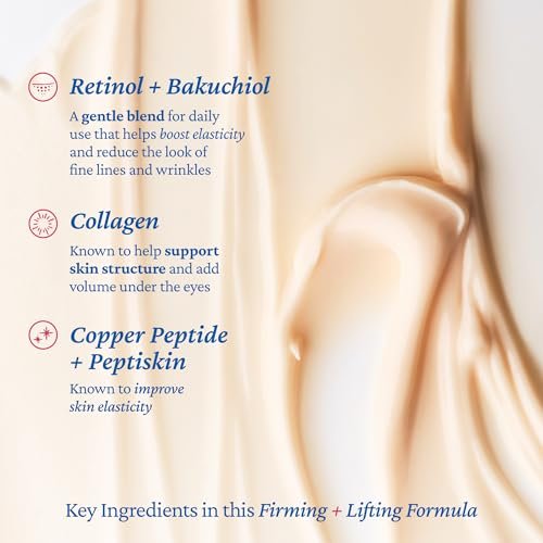 belif Retinol Firming Eye Serum – Aqua Bomb Lifting Eye Gel with Collagen & Bakuchiol for Puffiness, Fine Lines & Wrinkles, Peptide & Hyaluronic Acid, Korean Skin Care Avelisse