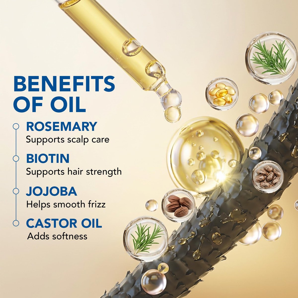 Botanic Hearth Derma Roller for Hair Growth with Rosemary Hair Oil (2 oz) – Microneedling Roller for Scalp, Beard & Face – for Women & Men – Includes Biotin, Jojoba & Castor Oil Avelisse