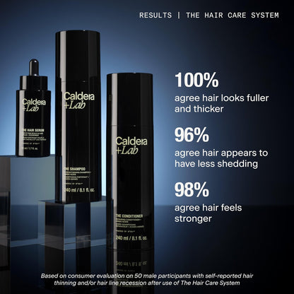 Caldera + Lab The Shampoo | Men’s Sulfate-Free Daily Cleanser for Healthy Hair, Dermatologically Tested - 8.1 fl oz Avelisse