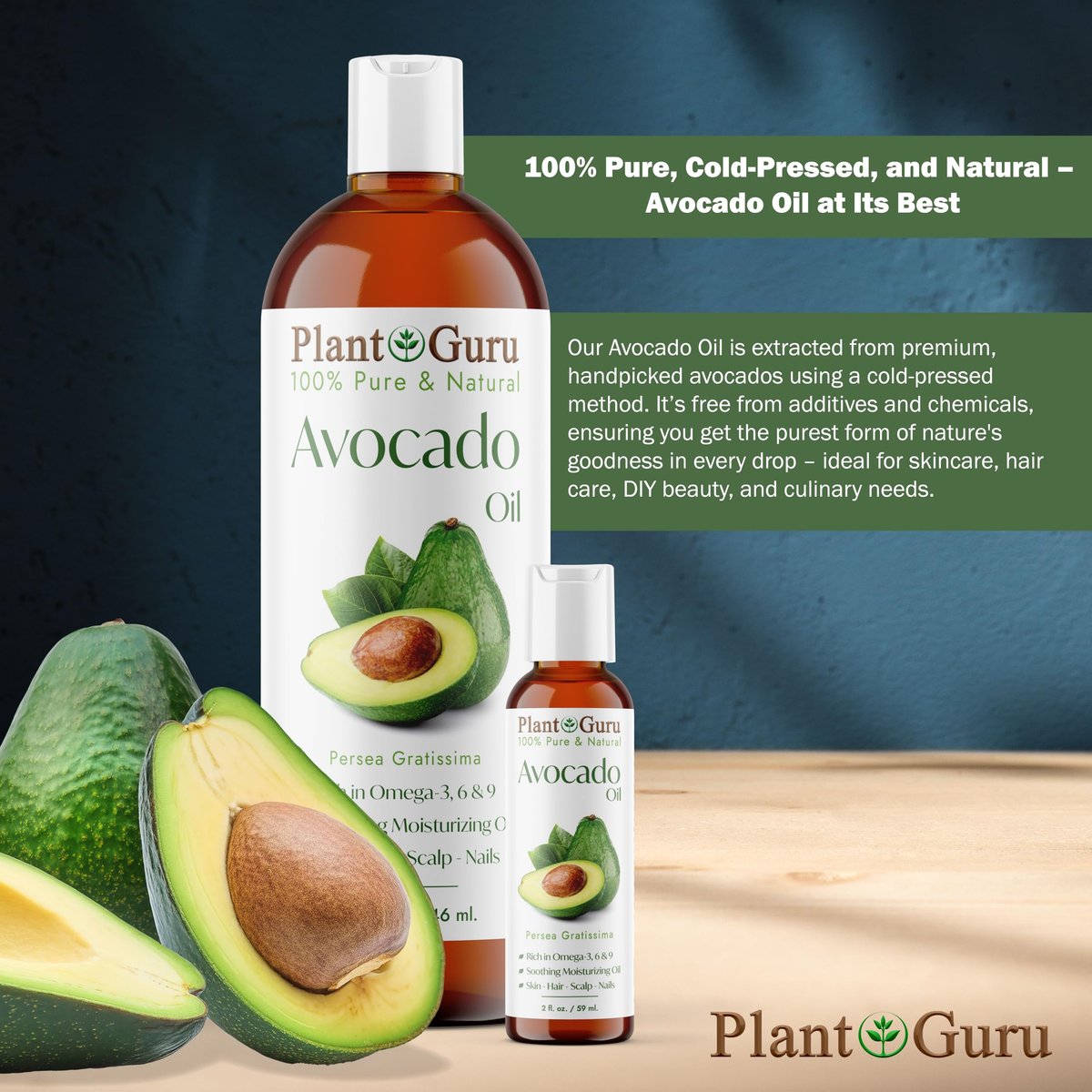 Plant Guru 100% Pure Cold Pressed Avocado Oil - 8 fl oz Natural Carrier Oil for Skin, Face, Hair Growth, DIY Creams, Lotions, Lip Balm & Soap Making - görsel 15