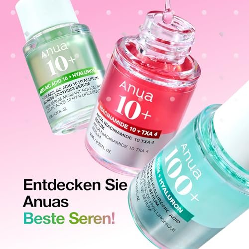 Anua Serum Discovery Trio - Mini Face Serum Travel Size Kit with Hyaluronic Acid, Niacinamide & Azelaic Acid, Hydrating Soothing Gift Set for Women, Korean Skincare Set - 10ml/0.33fl.oz × 3EA - görsel 12