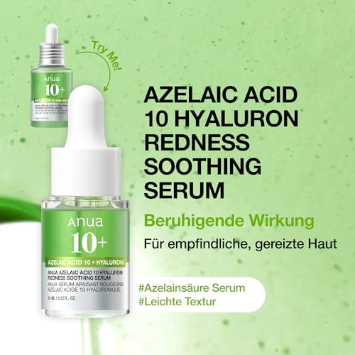 Anua Serum Discovery Trio - Mini Face Serum Travel Size Kit with Hyaluronic Acid, Niacinamide & Azelaic Acid, Hydrating Soothing Gift Set for Women, Korean Skincare Set - 10ml/0.33fl.oz × 3EA - görsel 8
