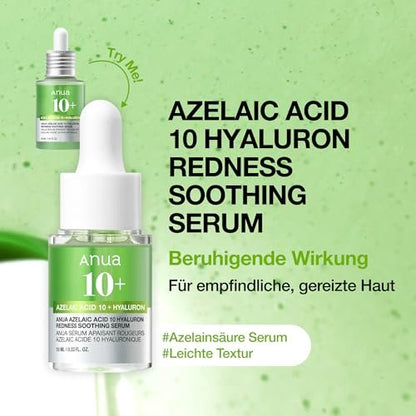 Anua Serum Discovery Trio - Mini Face Serum Travel Size Kit with Hyaluronic Acid, Niacinamide & Azelaic Acid, Hydrating Soothing Gift Set for Women, Korean Skincare Set - 10ml/0.33fl.oz × 3EA