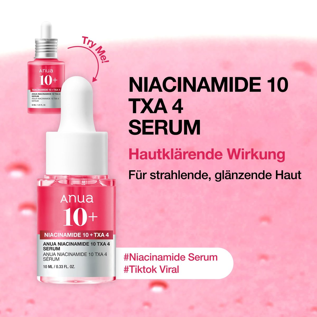 Anua Serum Discovery Trio - Mini Face Serum Travel Size Kit with Hyaluronic Acid, Niacinamide & Azelaic Acid, Hydrating Soothing Gift Set for Women, Korean Skincare Set - 10ml/0.33fl.oz × 3EA - görsel 9