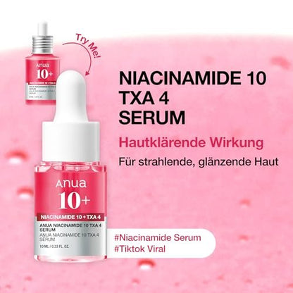 Anua Serum Discovery Trio - Mini Face Serum Travel Size Kit with Hyaluronic Acid, Niacinamide & Azelaic Acid, Hydrating Soothing Gift Set for Women, Korean Skincare Set - 10ml/0.33fl.oz × 3EA