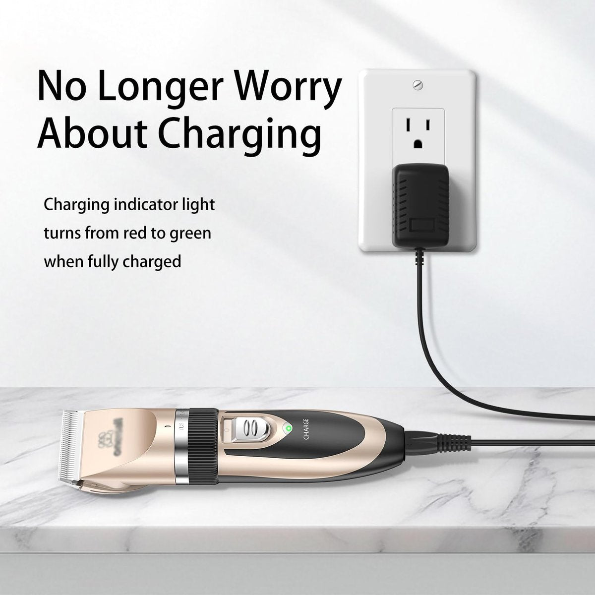 Replacement Charger Cord for Oneisall Low Noise Dog Clippers - Compatible with SUPRENT Hair Clippers & Pet Hair Clipper Shaver - görsel 11