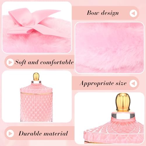Chunful 3-Piece Large Body Powder Puff Set with 5-Inch Pink Container & 3.5-Inch Soft Reusable Puffs - Washable, Wet & Dry Use for Talcum or Loose Powder - görsel 8