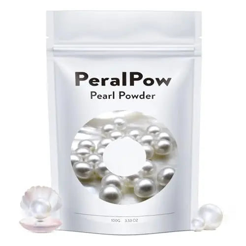 Peralpow Organic Pearl Powder 100g - 100% Natural DIY Skincare for Anti-Aging, Minimize Pores, Soothe Skin (3.52 oz) Avelisse