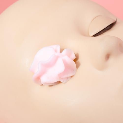 Whipped Lash Cream Shampoo Foam Cleanser | Eyelash Extension Cleaning Bath Kit | Salon & Home Use 100ml Strawberry Pink Avelisse