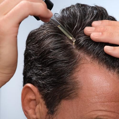 Caldera + Lab The Hair Serum - Men's Thickening Serum for Thinning & Receding Hair, Supports Fuller & Stronger-Looking Hair, Dermatologically Tested - All Hair Types, 1.69 Fl Oz Avelisse