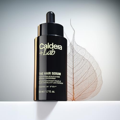 Caldera + Lab The Hair Serum - Men's Thickening Serum for Thinning & Receding Hair, Supports Fuller & Stronger-Looking Hair, Dermatologically Tested - All Hair Types, 1.69 Fl Oz Avelisse