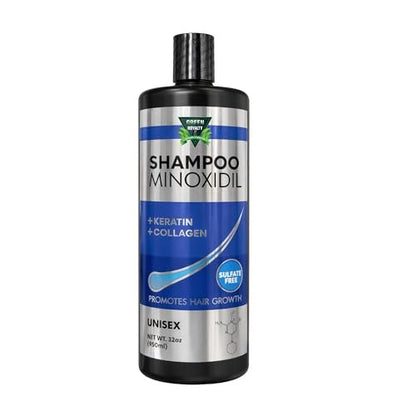 GREEN ROYALTY Minoxidil Shampoo – Sulfate-Free with Keratin & Collagen – Deep Cleansing & Nourishing Formula for Fuller, Thicker-Looking Hair – Unisex – 32oz (950ml) Avelisse