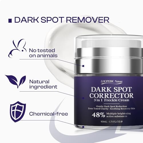 LHOPEBK Nature Dark Spot Remover for Face - Age Spot & Sun Spot Fader for Even Skin Tone, 50ml/1.71fl.oz Avelisse