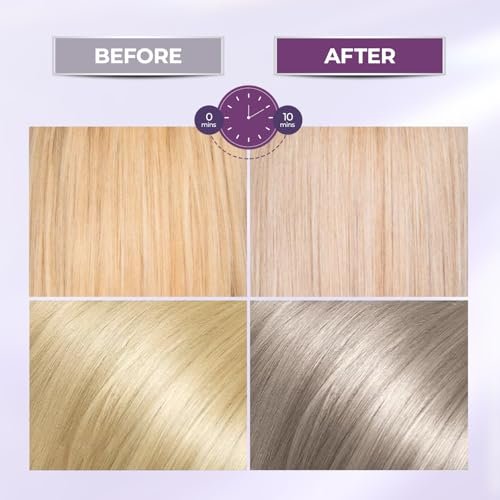 Karseell Purple Hair Mask 3.38 fl oz - Neutralizes Brass & Yellow Tones for Blonde, Silver, Gray & Highlighted Hair - görsel 14