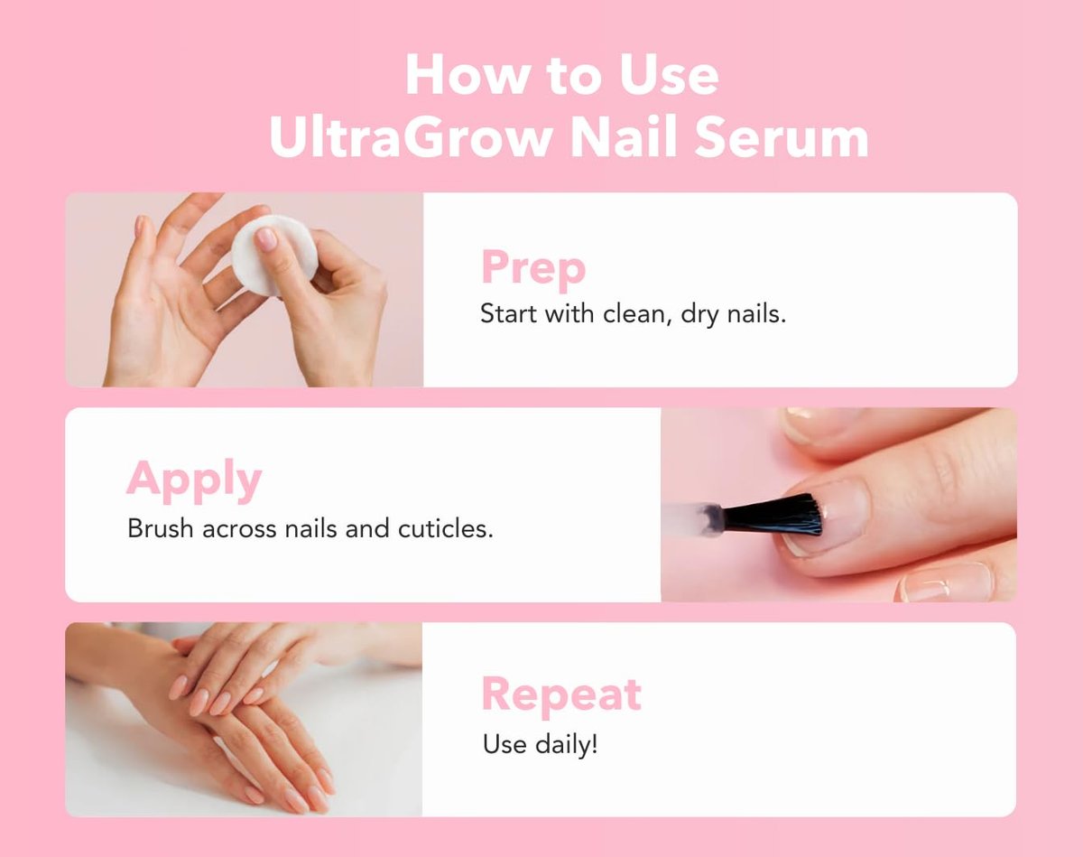 Liaison UltraGrow Nail Serum – Strengthen Weak, Brittle Nails with Keratin Complex, Olive Oil & Vitamin E | Dermatologist-Tested Avelisse