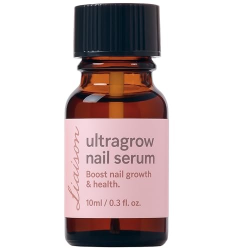 Liaison UltraGrow Nail Serum – Strengthen Weak, Brittle Nails with Keratin Complex, Olive Oil & Vitamin E | Dermatologist-Tested Avelisse