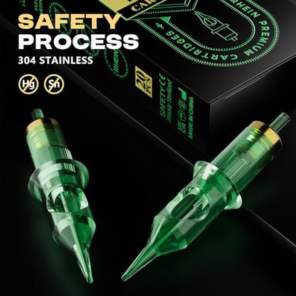 RHEIN Wireless Rotary Tattoo Gun Pen Kit - Complete Set with Battery, 20 Cartridge Needles & 7 Colors Ink for Beginners & Professionals Avelisse