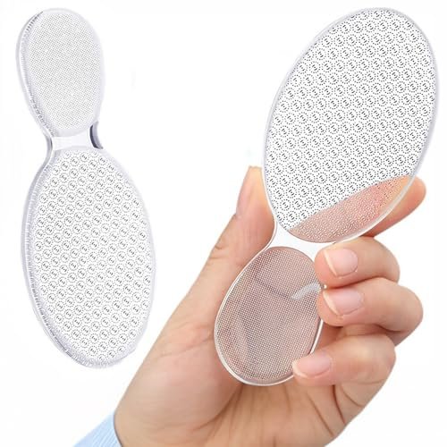 MR LION Nano Foot File - Portable Glass Callus Remover for Dead Skin, Cracked Heels, Wet & Dry Use - Transparent White, 1 Pack - görsel 8