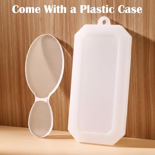 MR LION Nano Foot File - Portable Glass Callus Remover for Dead Skin, Cracked Heels, Wet & Dry Use - Transparent White, 1 Pack - görsel 14