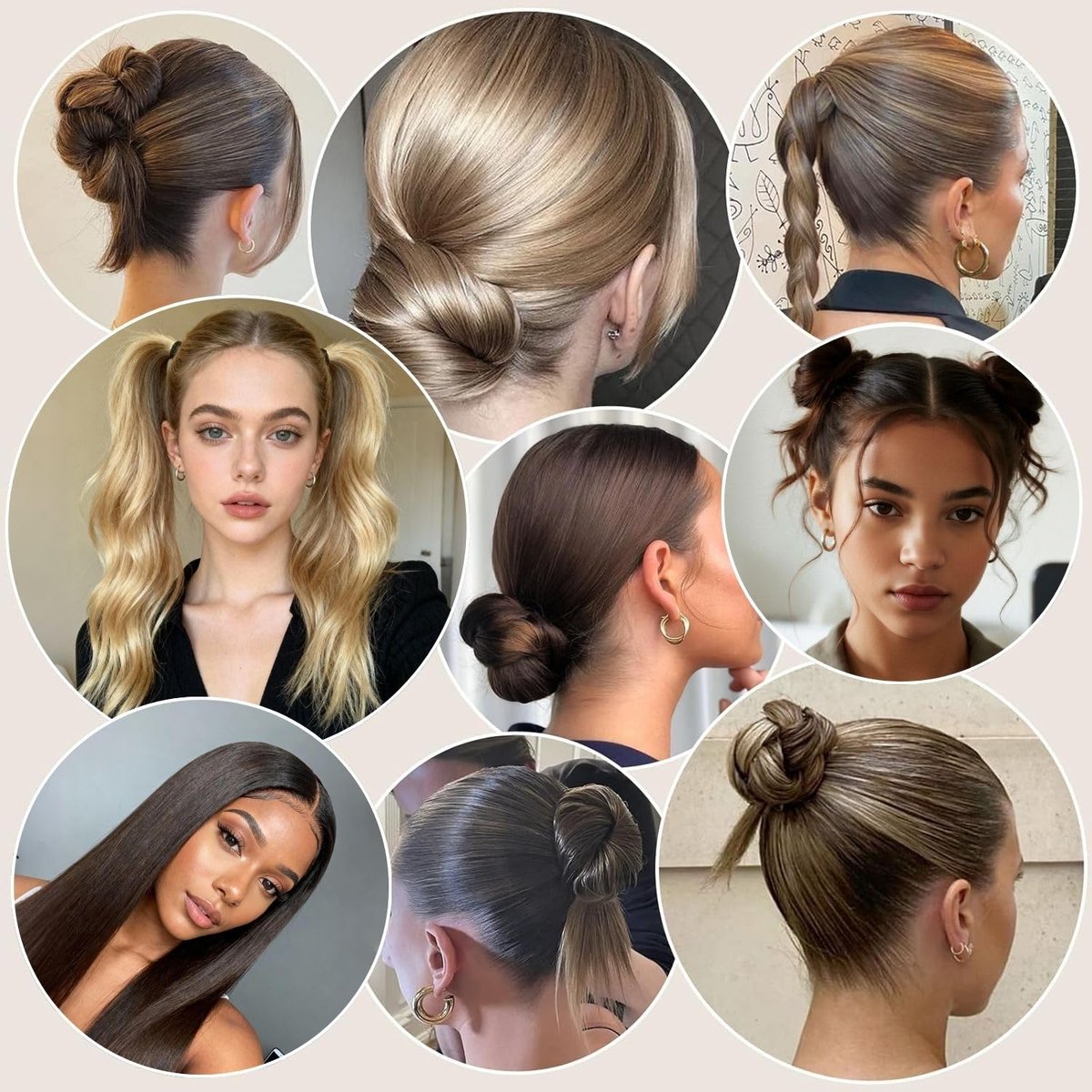 Dolahair Hair Pins for Women - Black Bobby Pins for Bun Styling Kit with Hair Wax Stick and Slick Back Brush - Premium Metal Bobby Pins for Kids, Girls, Women - Pain-Free Comfortable Hair Accessories (100 Count) - görsel 9
