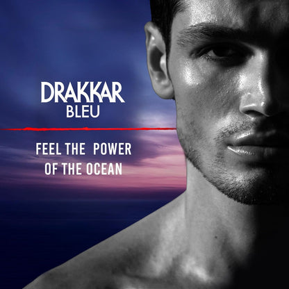 Guy Laroche Drakkar Bleu Eau de Parfum - 3.4 Fl Oz - Aquatic & Fresh Men's Cologne Avelisse