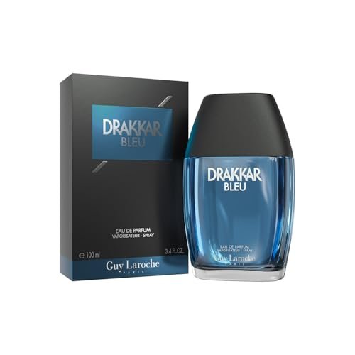 Guy Laroche Drakkar Bleu Eau de Parfum - 3.4 Fl Oz - Aquatic & Fresh Men's Cologne Avelisse