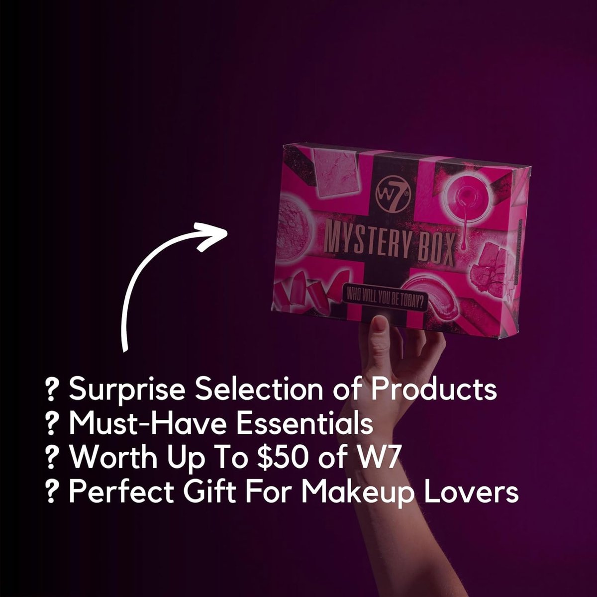 W7 Makeup Set Box - Assorted Gift Box of W7 Makeup & Cosmetics Worth $50 Avelisse
