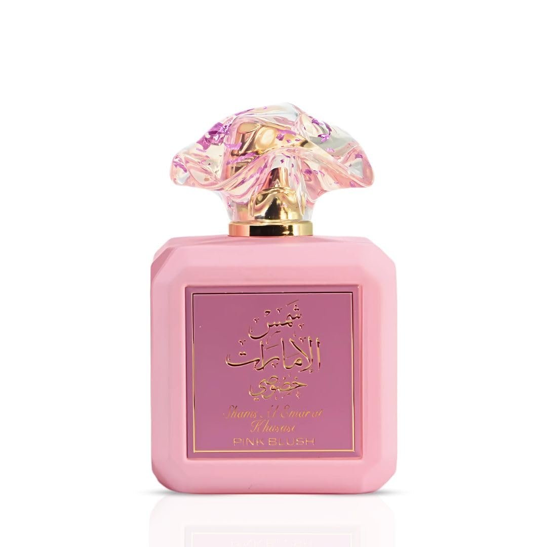 Ard al Zaafaran Pink Blush Shams Al Emarat Khususi Eau de Parfum for Women - 100 ml (3.4 oz) Romantic & Sweet Arabian Perfume - görsel 1