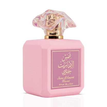 Ard al Zaafaran Pink Blush Shams Al Emarat Khususi Eau de Parfum for Women - 100 ml (3.4 oz) Romantic & Sweet Arabian Perfume