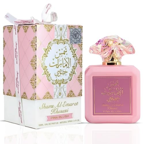 Ard al Zaafaran Pink Blush Shams Al Emarat Khususi Eau de Parfum for Women - 100 ml (3.4 oz) Romantic & Sweet Arabian Perfume - görsel 4