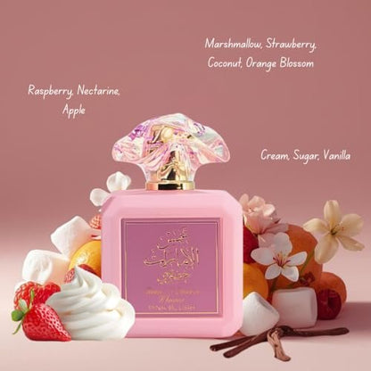 Ard al Zaafaran Pink Blush Shams Al Emarat Khususi Eau de Parfum for Women - 100 ml (3.4 oz) Romantic & Sweet Arabian Perfume