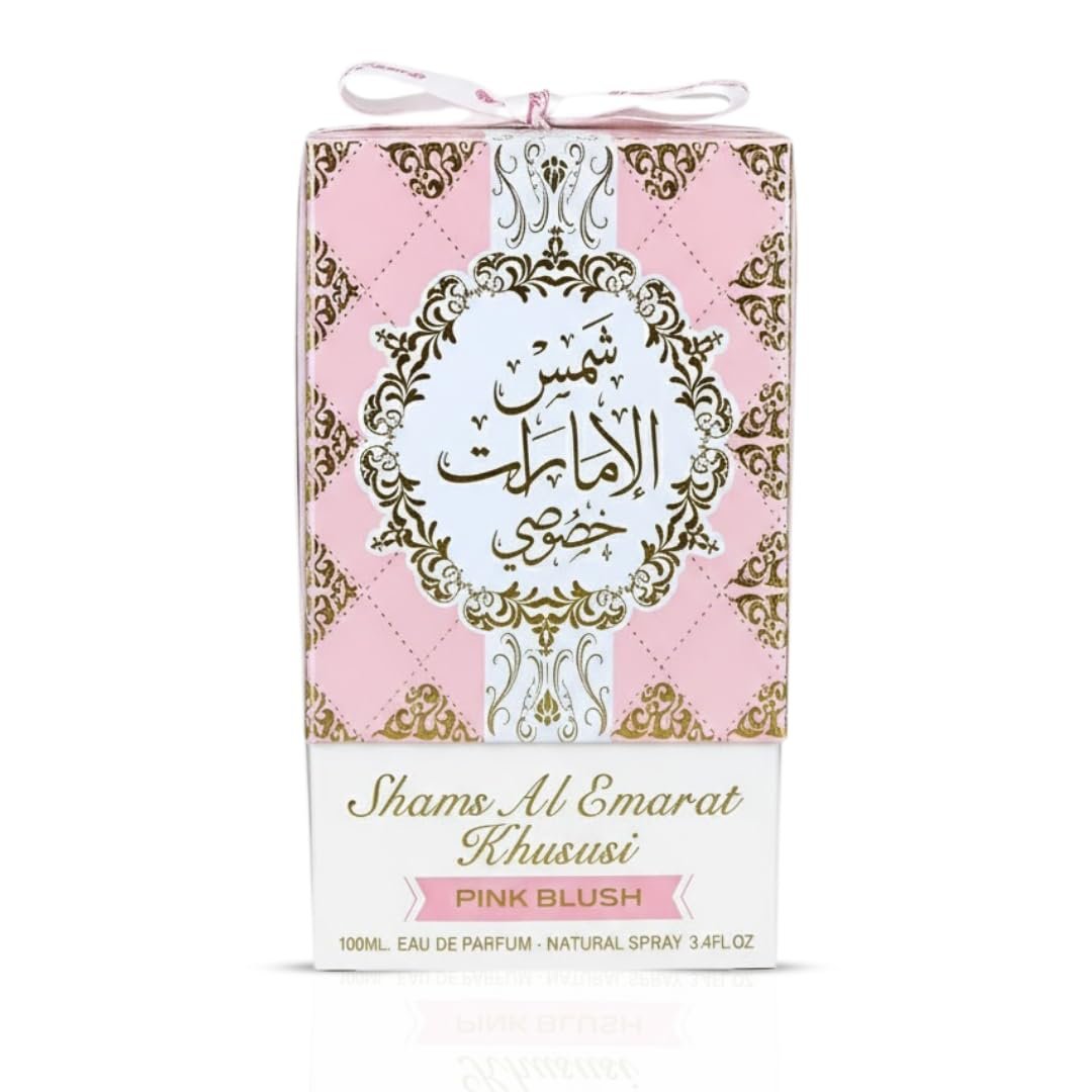 Ard al Zaafaran Pink Blush Shams Al Emarat Khususi Eau de Parfum for Women - 100 ml (3.4 oz) Romantic & Sweet Arabian Perfume - görsel 5