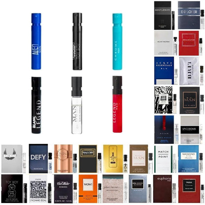 Men's Cologne Sampler Set - 6 Designer Fragrance Samples for Men