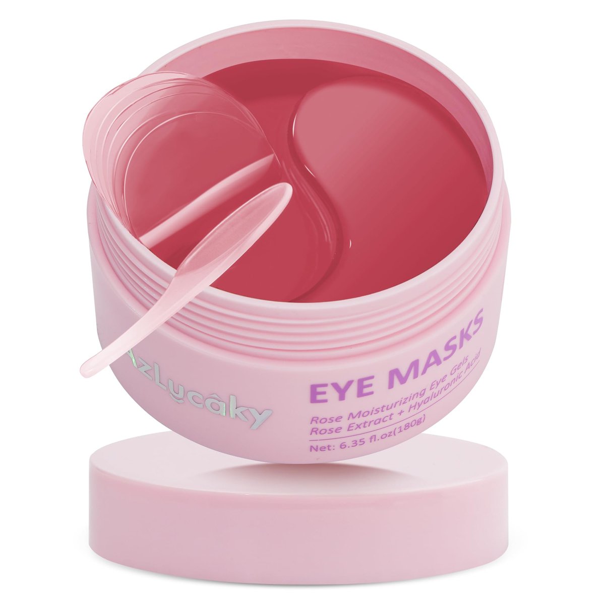 AzLucaky Rose Hydrogel Under Eye Patches – 40 Pairs, Puffy Eyes & Dark Circles Treatment with Hyaluronic Acid & Niacinamide Avelisse
