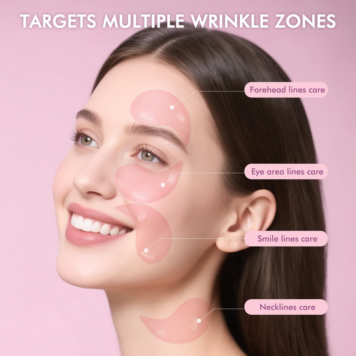 AzLucaky Rose Hydrogel Under Eye Patches – 40 Pairs, Puffy Eyes & Dark Circles Treatment with Hyaluronic Acid & Niacinamide Avelisse