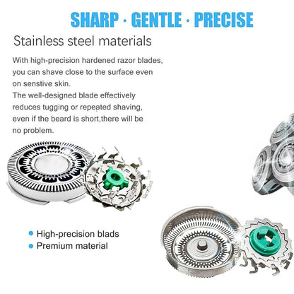 CIELONI SH60 Replacement Blades Compatible with Philips Norelco Series 6000, SH60 Shaver Heads for Philips S6880/81 S6850/85 S6810/82 (3 Pack) Avelisse
