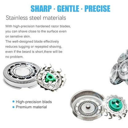 CIELONI SH60 Replacement Blades Compatible with Philips Norelco Series 6000, SH60 Shaver Heads for Philips S6880/81 S6850/85 S6810/82 (3 Pack) Avelisse