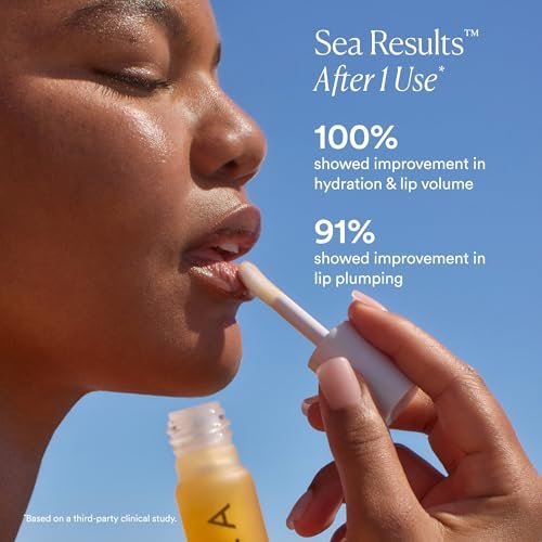 OSEA Hyaluronic Lip Oil Booster – Plump, Glossy, Hydrated Lips with Clean Beauty Ingredients Avelisse