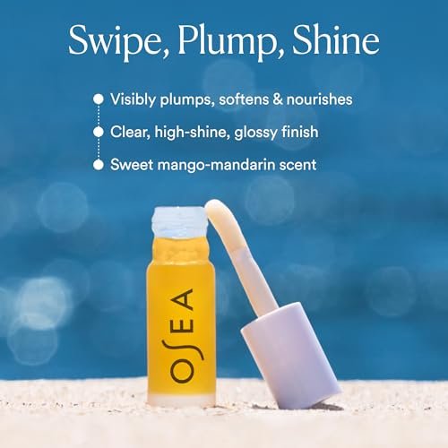 OSEA Hyaluronic Lip Oil Booster – Plump, Glossy, Hydrated Lips with Clean Beauty Ingredients Avelisse