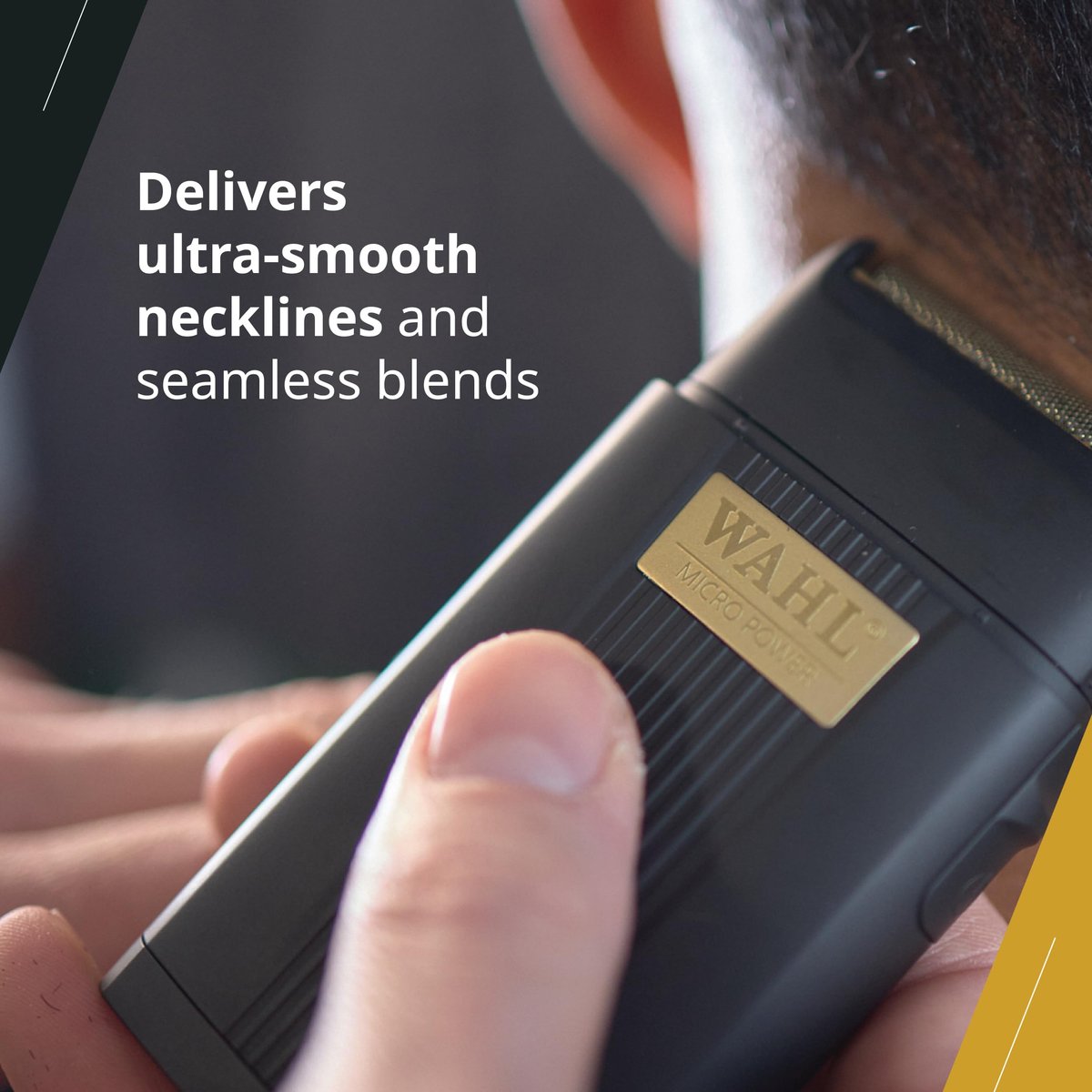 Wahl Professional Micro Power Shaver – Cordless Ultra-Close Finishing Foil Shaver, 2-Hour Runtime, Black Avelisse