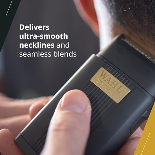 Wahl Professional Micro Power Shaver – Cordless Ultra-Close Finishing Foil Shaver, 2-Hour Runtime, Black Avelisse