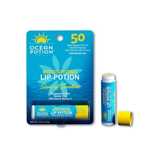 Ocean Potion Sun Care Sunscreen Lip Balm SPF 50 - Hydrating SPF Lip Balm with Broad Spectrum UVA/UVB Protection, Lightweight Sunscreen Lip Balm for Outdoor Sun Care, 4.2g - görsel 2