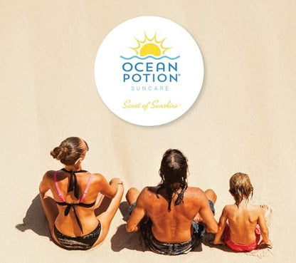 Ocean Potion SPF 30 Sunscreen Body Lotion - Broad Spectrum UVA/UVB Protection with Aloe and Vitamin E, Water-Resistant Non-Greasy Travel Size, 3.4 oz
