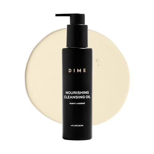 DIME Beauty Nourishing Cleansing Oil - 2-in-1 Makeup Remover & Face Wash with Meadowfoam, Jojoba & Elderberry Oil - Hydrating Oil Cleanser for All Skin Types, Vegan & Cruelty-Free, 4 oz Avelisse