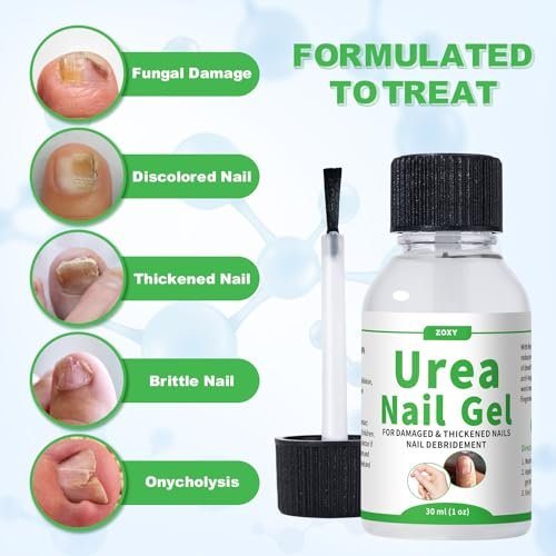 ZOXY Urea Nail Gel 40% – Softens Thick Nails & Calluses, Restores Discolored & Damaged Nails, Fast-Absorbing Nail Treatment, 1 Fl Oz Avelisse