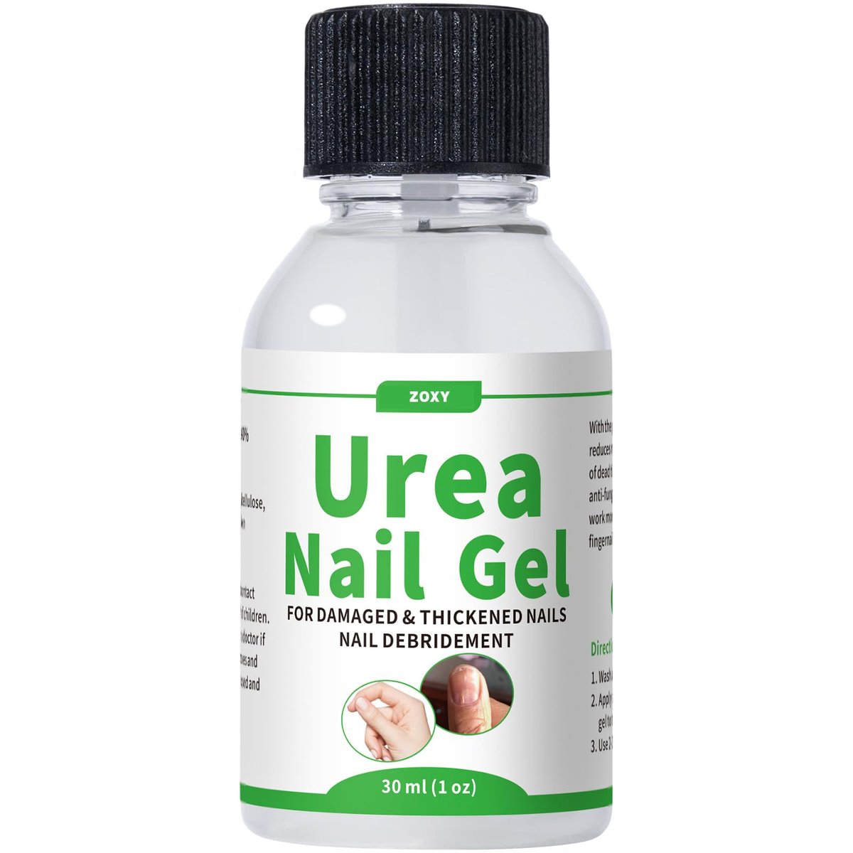 ZOXY Urea Nail Gel 40% – Softens Thick Nails & Calluses, Restores Discolored & Damaged Nails, Fast-Absorbing Nail Treatment, 1 Fl Oz Avelisse